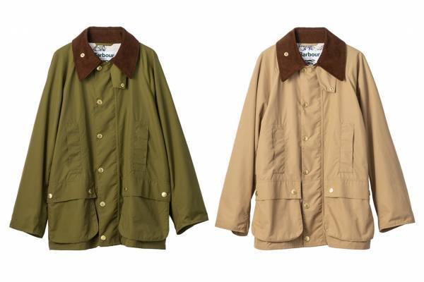 ミュベール×バブアーの春夏アウター、80年代“狩猟用ジャケット”ベース&落書きプリントの裏地付き