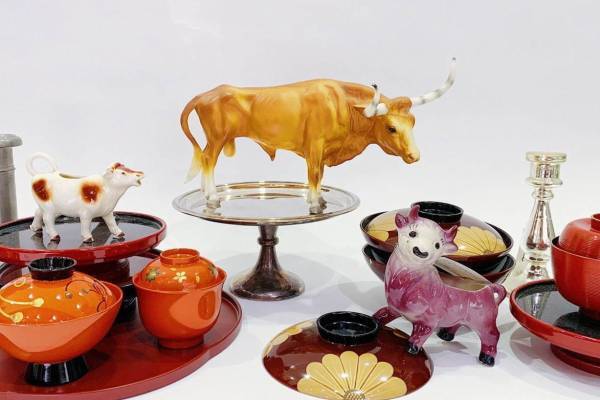 パスザバトン表参道"正月"テーマの雑貨が揃う「ほりだしモノ市」、干支のオブジェや招き猫など