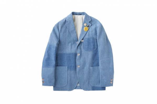 KURO×ジェイプレスコラボ、パッチワークデニムのブレザーやデニムワイドパンツなど