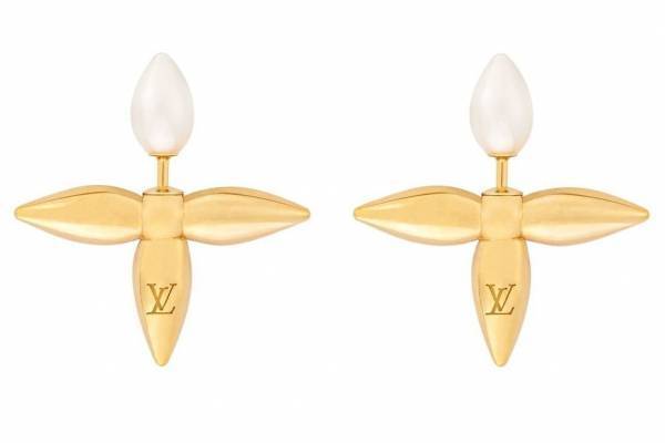 ルイ・ヴィトン新作ピアス「LOUISETTE」“モノグラム・フラワー”型フォルムにLVシグネチャー