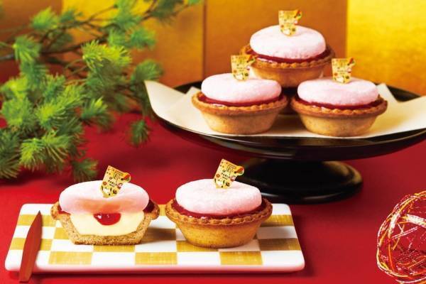 パブロミニ「いちご大福」和菓子風の新春限定チーズタルト