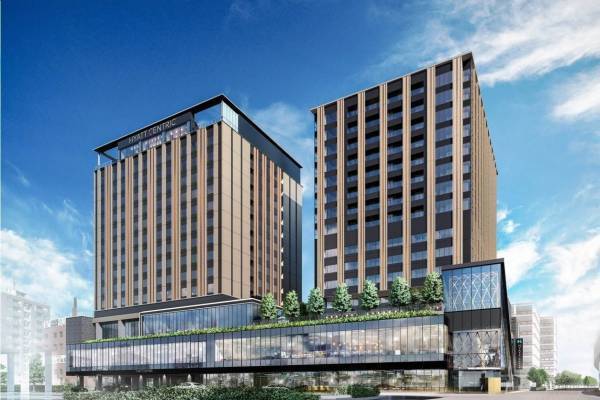 「クロスゲート金沢」ハイアットブランドホテル＆商業施設含む、金沢駅西口の複合施設