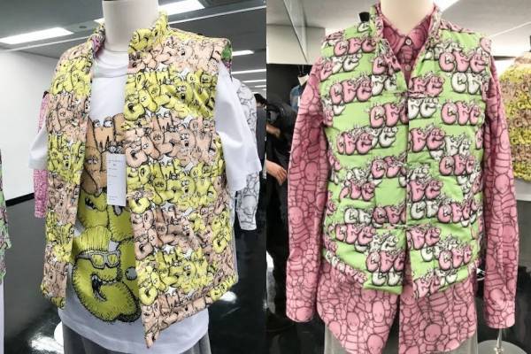 コム デ ギャルソン・シャツとKAWSが初コラボ - ポップな総柄メンズシャツやパーカーなど