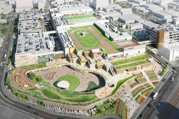 「ららぽーと福岡」商業施設×スポーツ広場擁する大型公園、キッザニア＆おもちゃ美術館が九州初進出