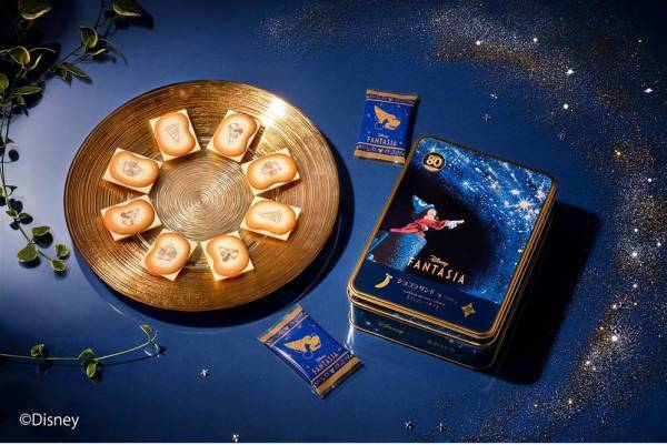 東京ばな奈とディズニーの共同スイーツが北海道に、映画『ファンタジア』モチーフのラングドシャクッキー