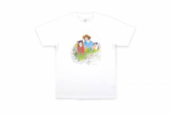 グラニフ「スタジオ地図」コラボTシャツ、細田守の映画『おおかみこどもの雨と雪』など5作品