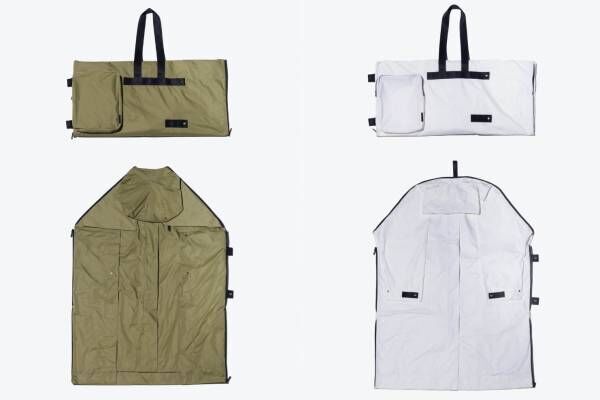 イッセイ ミヤケの“小さく畳める”新作ウェア、服＆バッグを掛け合わせたコートやパンツ