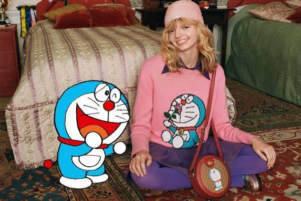 グッチ×『ドラえもん』- GGパターンにドラえもんを配したバッグや小物、メンズ・ウィメンズウェア