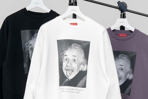 メゾンスペシャル、アインシュタイン“舌出し”プリントのオーバーサイズパーカー＆スウェット