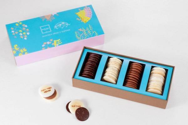 ジャン=ポール・エヴァン×京菓子司 末富、“麩焼き煎餅”でサンドして味わうショコラセット