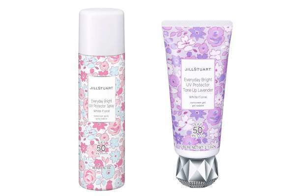 ジルスチュアート「ホワイトフローラルの香り」のUVケアに新作、明るい肌演出“ラベンダー”UVジェル