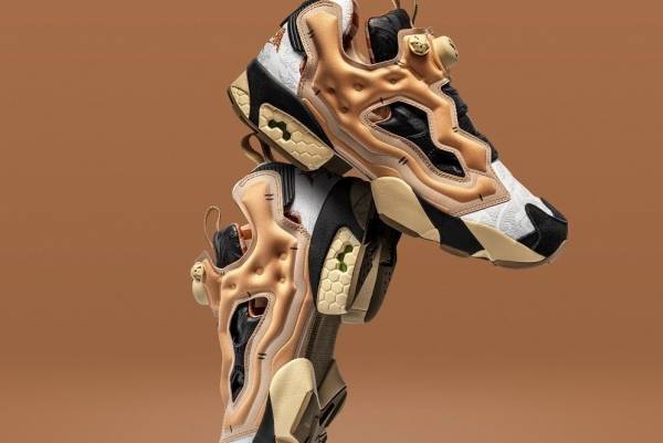 リーボック×アニメ映画『カンフー・パンダ』のスニーカー、主人公ポー着想のインスタポンプフューリー