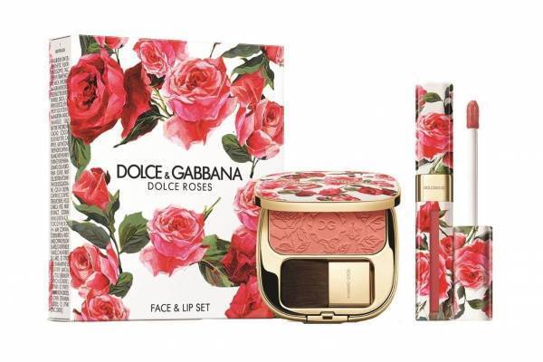 ドルチェ＆ガッバーナ ビューティ21年春コスメ、“ローズ”柄チーク＆リップの限定コフレ