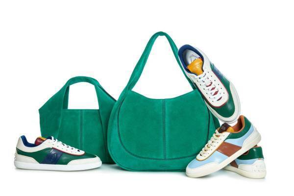 トッズから鮮やかグリーンの「シャツ バッグ」＆カラフルスニーカー、トッズ 銀座限定で