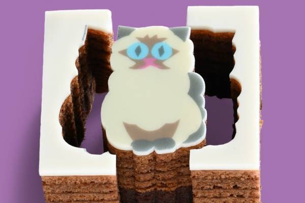 “ねこ”に型抜きできる「カタヌキヤ」の限定バウムクーヘン、東京・大阪・名古屋で発売