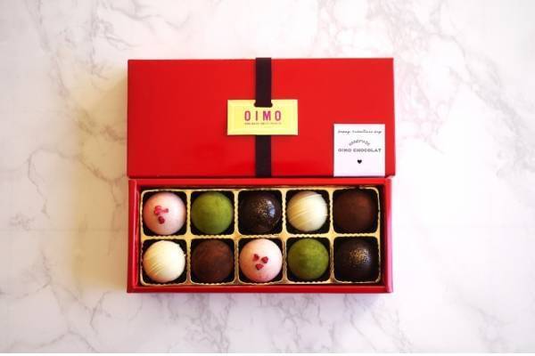 「オイモ」バレンタインの新作スイーツ“ショコラをまとった生スイートポテト”