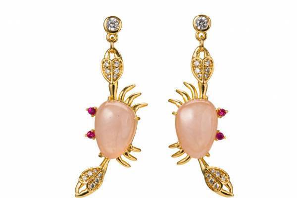 ケイト・スペード2021年春ジュエリー、“カニやヒトデ”の海の生き物ピアス&ブレスレットなど