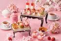 ザ ストリングス 表参道、苺＆桜尽くしの春限定アフタヌーンティー