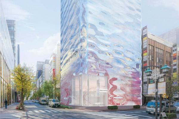 ルイ・ヴィトンが東京・銀座並木通り店をオープン、最上階には「ル・カフェ・ヴィー」世界2号店