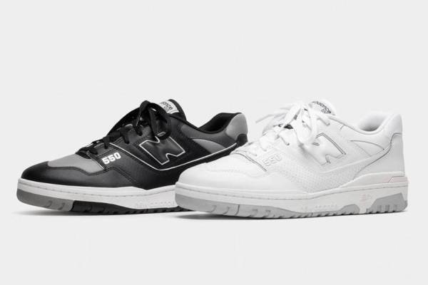ニューバランスのスニーカー「BB550」80年代バスケシューズを復刻、小さめ“Nロゴ”を配して