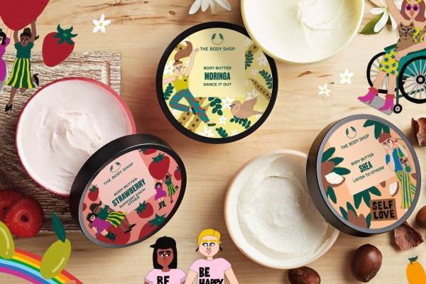 ザボディショップ「ボディバター」“セルフラブ”高める限定デザイン、ローズやストロベリーなど9種の香り