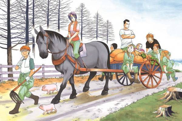 荒川弘の漫画「銀の匙 Silver Spoon」松屋銀座で初の大型展覧会、直筆原稿など約200点