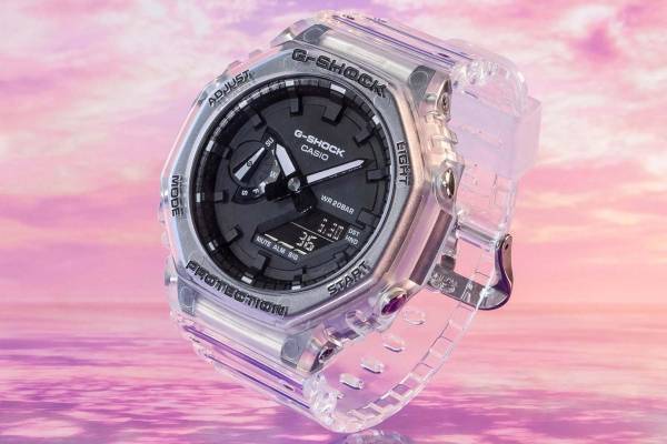 G-SHOCK新作「スケルトン」ウォッチ、バンドからケースまで透け感クリアカラー