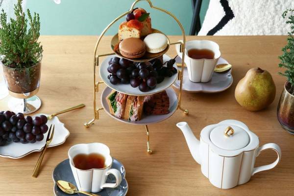 フランフラン“自宅で本格アフタヌーンティー”が叶う新作テーブルウェア、カップ＆ソーサーやスタンドなど