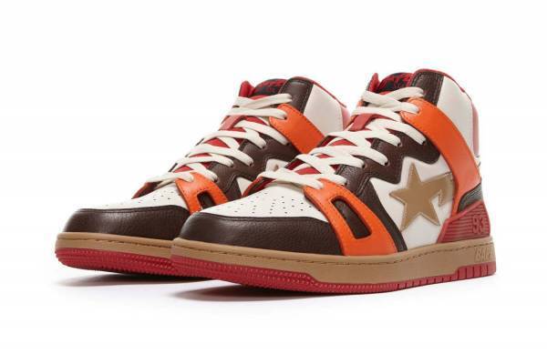 ア ベイシング エイプのスニーカー「ベイプスタ」新作、OGカラー＆クロコダイルレザーのハイカットなど