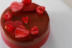 小笠原伯爵邸のバレンタインケーキ、ペルー産華やか濃厚チョコ×果実丸ごとラズベリー