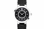 ルイ・ヴィトンの腕時計「タンブール スリム」新作“ブラック”モノグラム・パターン＆ダイヤモンド