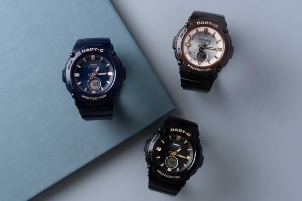 BABY-G新作ウォッチ、“輝く星”テーマのキラキラベゼル＆一番星モチーフ