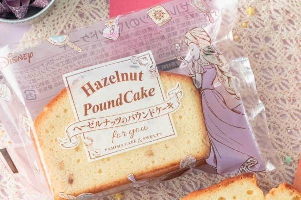 ディズニープリンセス「ラプンツェル」の大好物“ヘーゼルナッツ”パウンドケーキ、全国ファミマで
