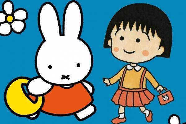 ちびまる子ちゃん×ミッフィーが初コラボ、“ほのぼのアート”を描いたノートやマグなど限定グッズ