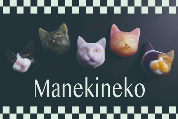 運気UPが叶う！？9.kyuuの石鹸「マネキネコ」“金運”のハチワレ猫や“恋愛運”のマドモワゼルネコ