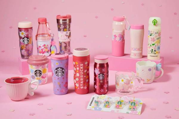 スターバックスの2021年さくらグッズ第2弾、“花々が咲き誇る”タンブラーや桜柄カップ
