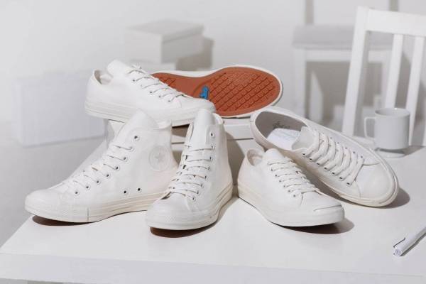 コンバース“オールホワイト”の新作スニーカー「オールスター 100＆ジャックパーセル RH」