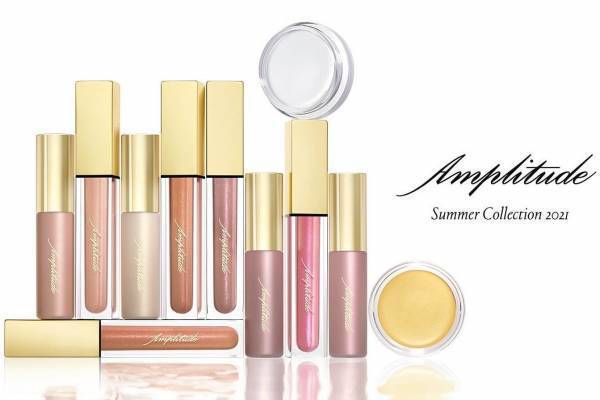 アンプリチュード21年夏コスメ、“水彩画”着想の夏色アイシャドウ＆リップグロス