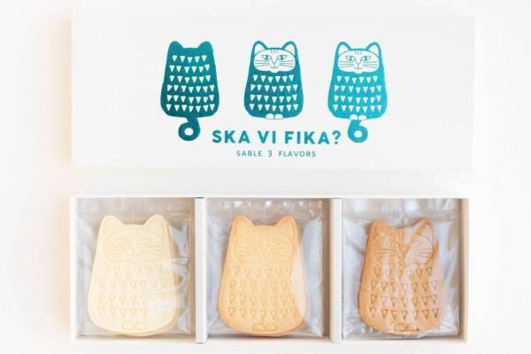 リサ・ラーソン「ねこサブレ～」発酵バターや北欧スパイス味、フェアリーケーキフェア グランスタ東京で