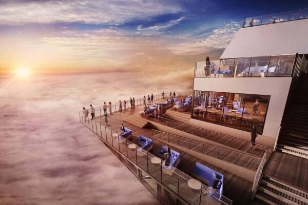 北海道「星野リゾート トマム」の“雲海テラス”がリニューアル、空中にせり出す新デッキや「雲Cafe」