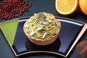 パブロ、宇治抹茶×あずきの“和”チーズタルト - オレンジピール＆アーモンドのアクセント