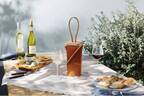 土屋鞄製造所×スガハラ“ひねって”収納する「ワイングラス専用バッグ」チューリップ型グラスもセット