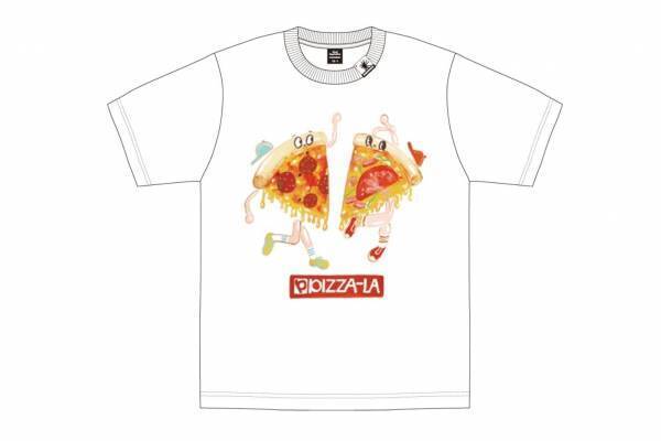 ミハラ ヤスヒロ×ピザーラ、チーズたっぷり「ピザキャラ入りTシャツ」ピザ箱入りで限定販売