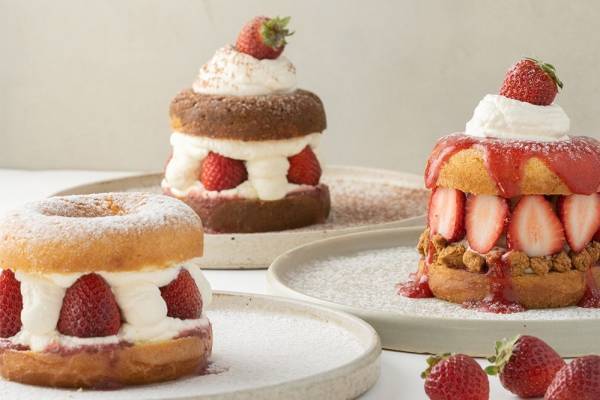 京都コエ ドーナツ「ドーナツメルト ストロベリーチーズケーキ」など苺尽くしの限定メニュー