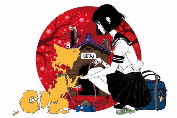 中村佑介の展覧会が金沢21世紀美術館で開催 - 作品総数430以上、その仕事のほぼ全てを網羅