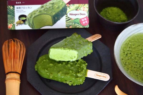 ハーゲンダッツ新作バー「抹茶クロッカン」濃厚抹茶アイスにザクザククッキー＆パリパリチョコ