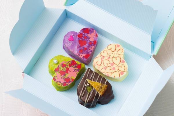 “まるで宝石”ラスク専門店「ラトリエモネイ」に、ホワイトデー限定の姫風ハート型ラスク
