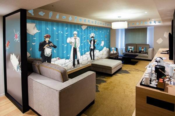 アニメ『銀魂』宿泊プランが池袋サンシャインシティプリンスホテルに、“修学旅行”着想の装飾＆グッズ