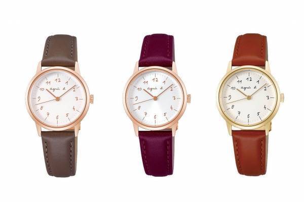 アニエスベー“手書き数字”の「マルチェロ！」腕時計に新ライン、春のニュアンスカラーで