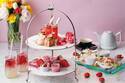 東京マリオットホテル“スプリングブーケ”テーマのアフタヌーンティー、蘭香る苺のマスカルポーネムース